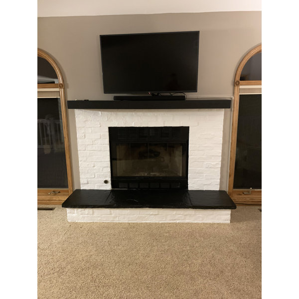 Millwood Pines Juna Floating Fireplace Shelf Mantel & Reviews Wayfair